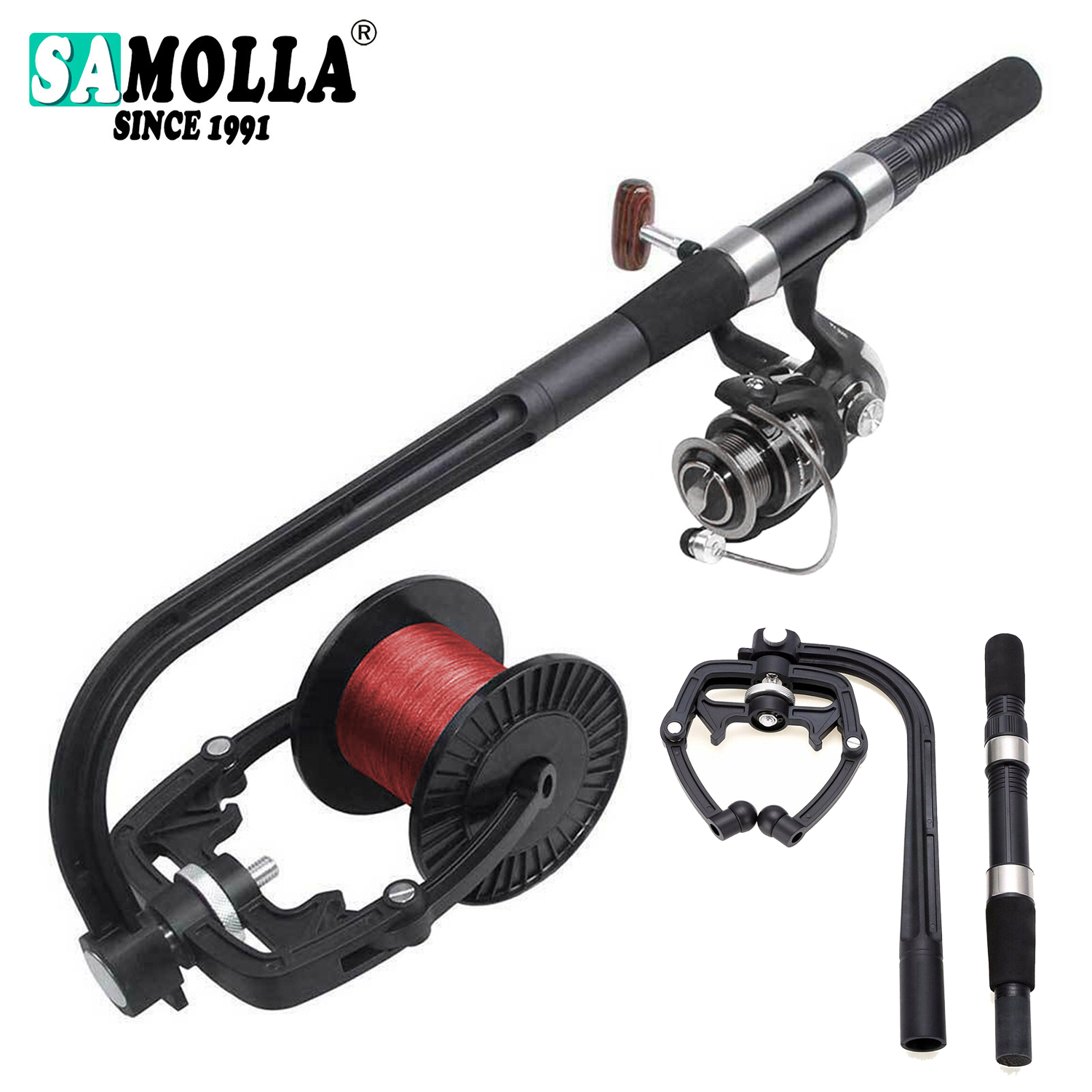 Spincast Reel - Spooler senar pancing portabel, penggulung senar