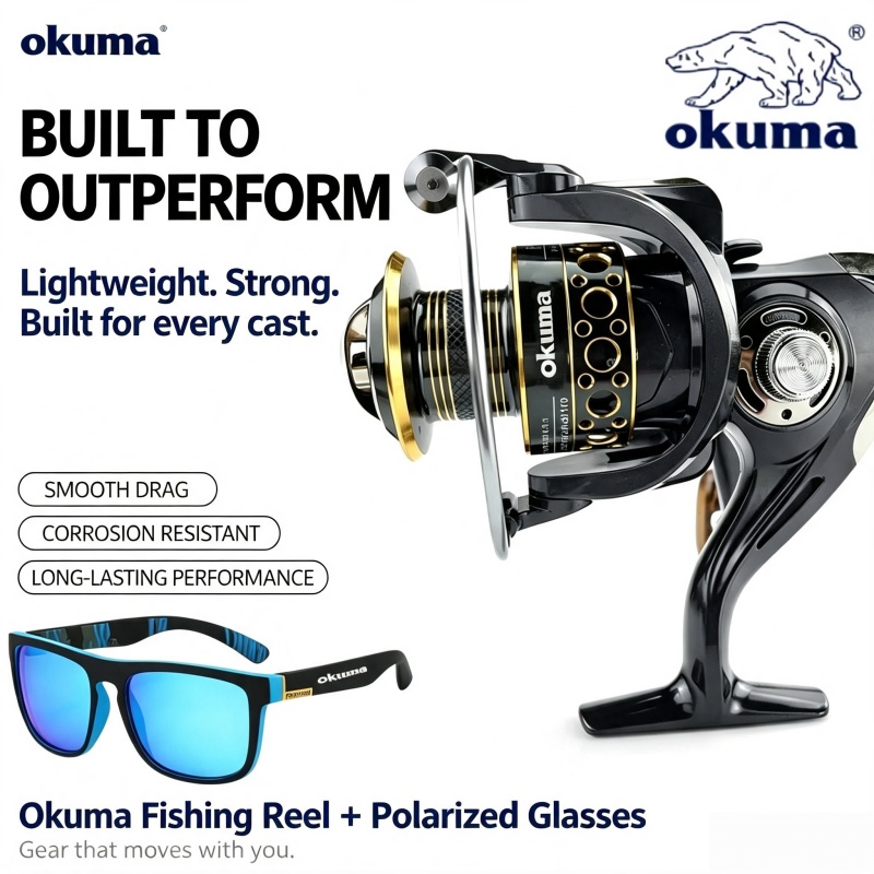 Ice Fishing Reel - OKUMA-Spinning Reel, Reel Pancing Ultra Ringan
