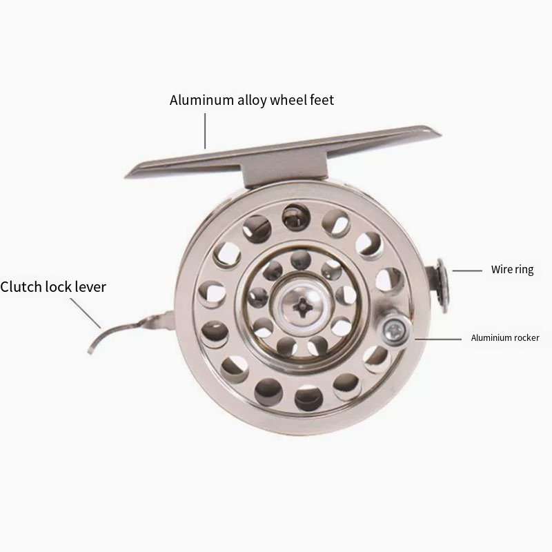 Reel Pancing CNC dari Paduan A - Ice Fishing Reel ulasan dan harga