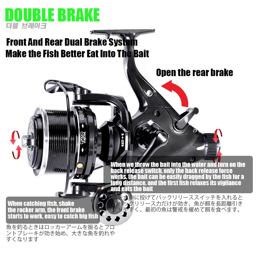 Gulungan pancing ikan mas, gul - Reel Drag Knob ulasan dan harga