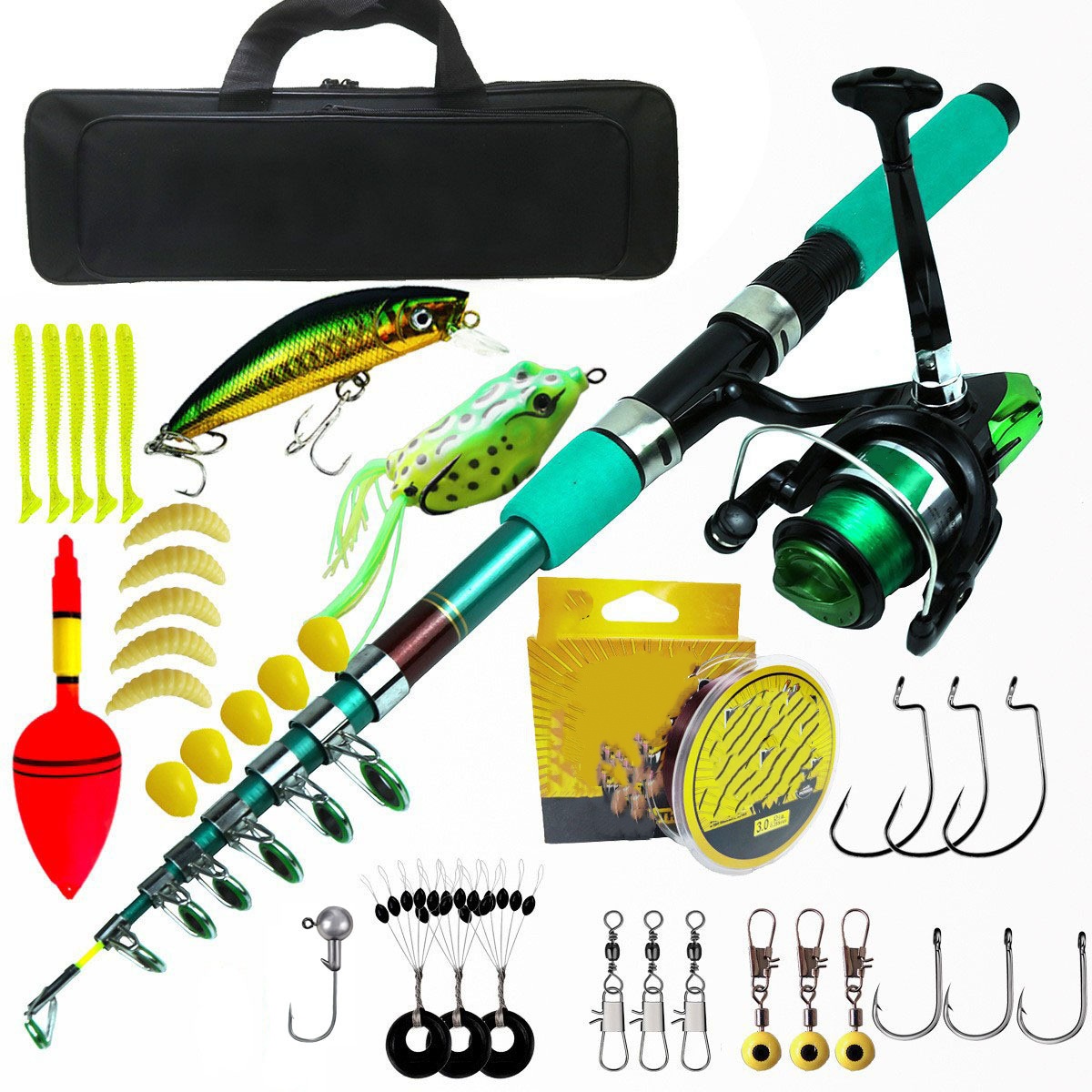 Kit Kombo Joran dan Reel Panci - Reel Bag ulasan dan harga